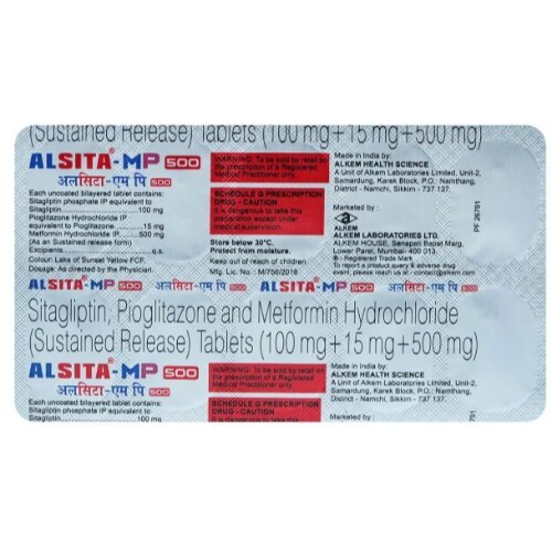 ALSITA MP 500MG TABLET