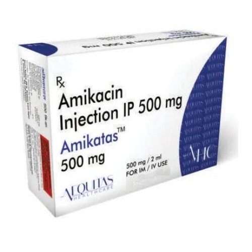 AMIKATAS 500 MG INJECTION 2 ML