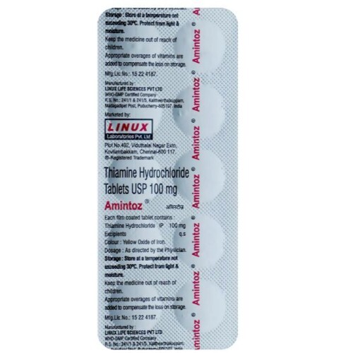 AMINTOZ 100MG TABLET