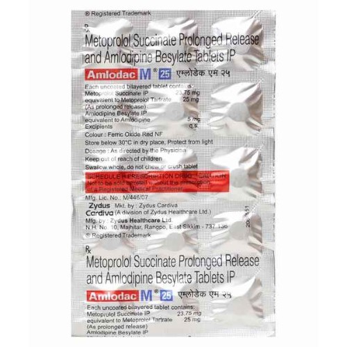 AMLODAC M 25MG TABLET