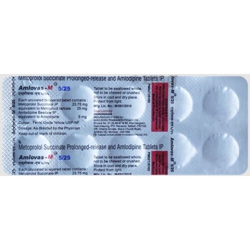 AMLOVAS M 5MG/25MG TABLET