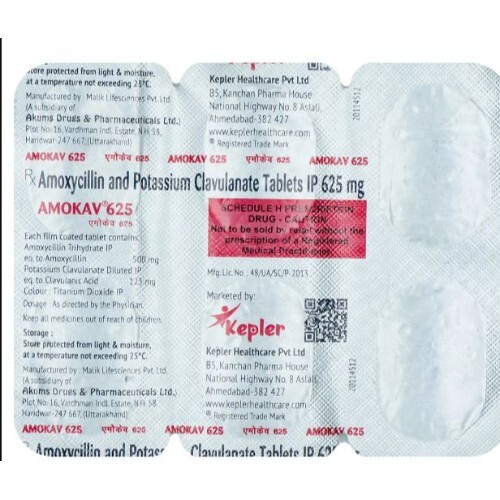 AMOKAV 625MG TAB