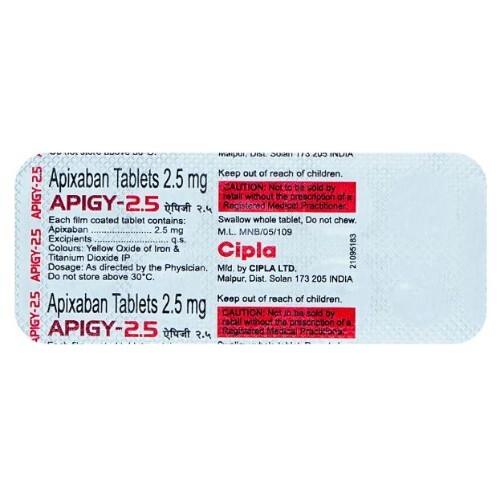 APIGY 2.5MG TABLET