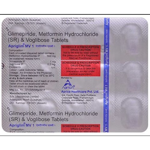 APRIGLIM MV 1MG TABLET