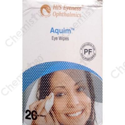 AQUIM LID WIPES 20 PACK