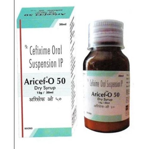 ARICEF O 50MG SUSPENSION 30ML