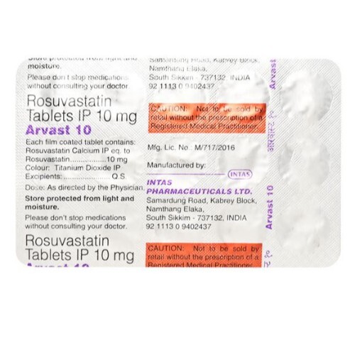 ARVAST 10MG TABLET