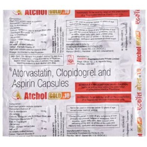ATCHOL GOLD 10MG CAPSULE