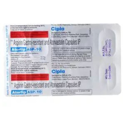 ATORLIP ASP 10MG CAPSULE