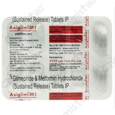 AXIGLIM M 1MG TABLET