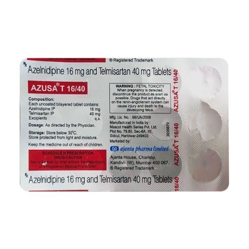 AZUSA T 16/40 MG TAB