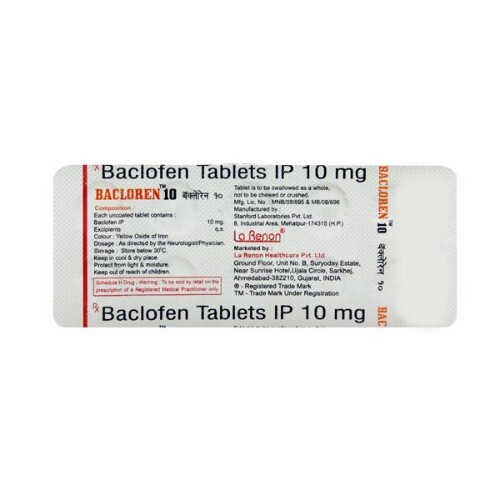 BACLOREN 10MG TABLET