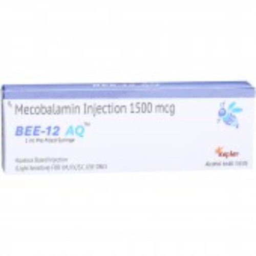 aq b12 injection Buy BEE 12 AQ INJECTION 1ML online at best price
