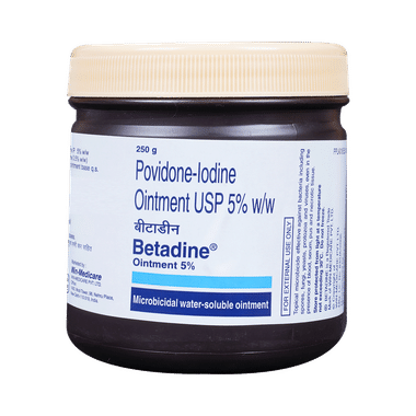 BETADINE 5% OINTMENT 250GM