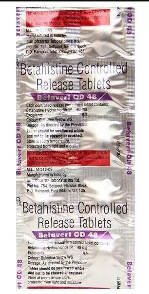 BETAVERT OD 48MG TABLET