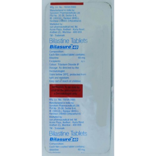 BILASURE 40MG TABLET