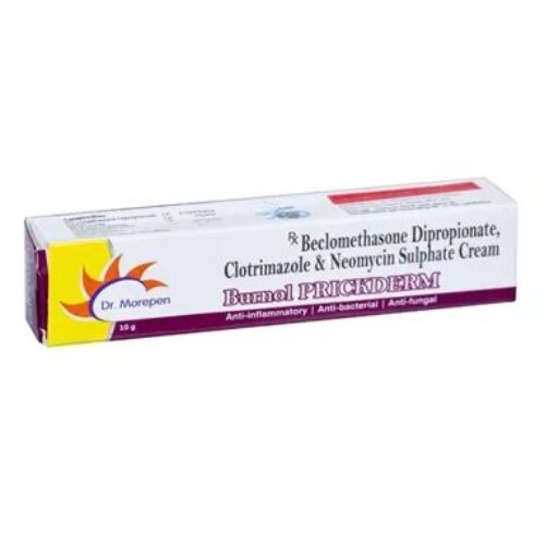 BURNOL PRICKDERM CREAM 10GM