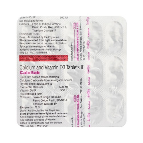 CALCITAB 500MG TAB