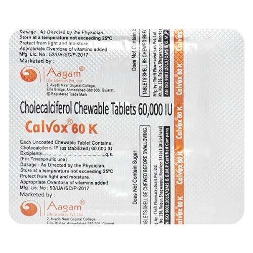 CALVOX 60K CHEWABLE TABLETS