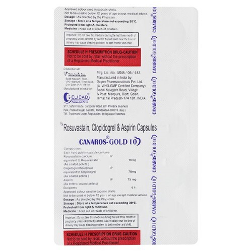 CANAROS GOLD 20MG CAPSULE