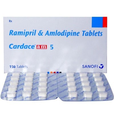 CARDACE AM 5MG/5MG TABLET