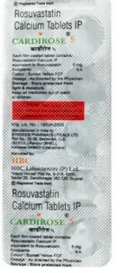 CARDIROSE 5MG TABLET