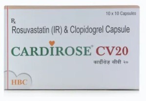 CARDIROSE CV 20MG CAPSULE