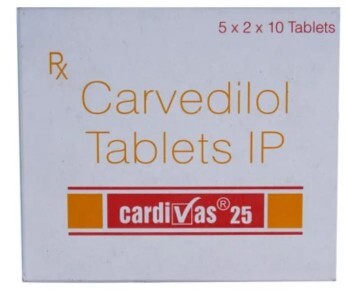 CARDIVAS 25MG TABLET