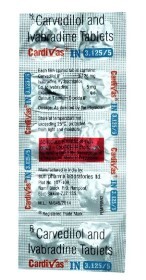 CARDIVAS IN 3.125MG/5MG TABLET