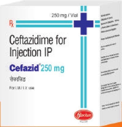 CEFAZID 250MG INJ