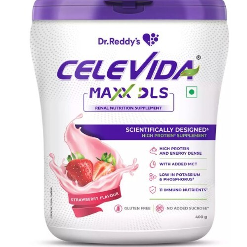 CELEVIDA MAXX DLS STRAWBERRY POWDER 400G