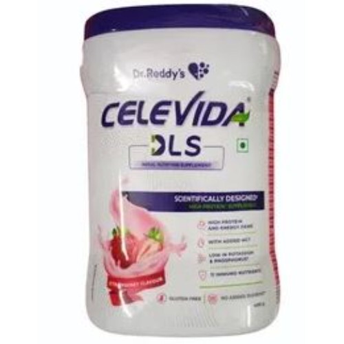 CELEVIDA DLS STRAWBERY POWDER 400GM