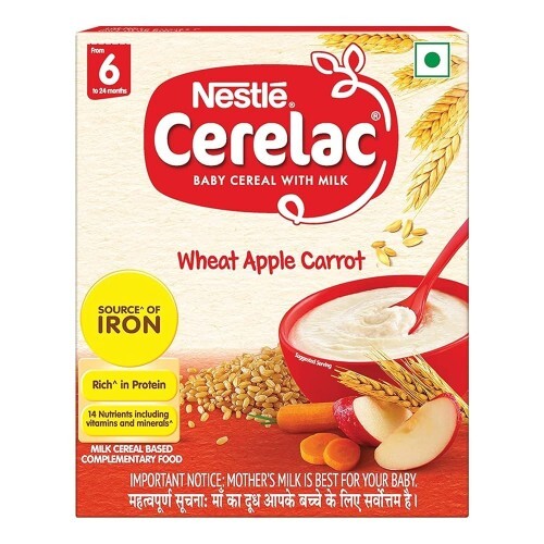 CERELAC APPLE CARROT 300GM 6-24 MONTH