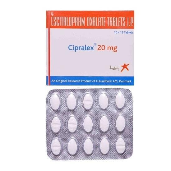 CIPRALEX 20MG TAB