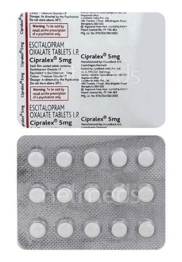 CIPRALEX 5MG TAB