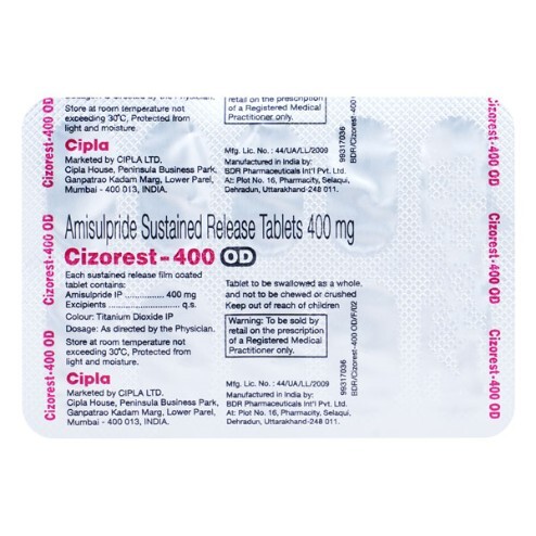 CIZOREST OD 400MG TABLET