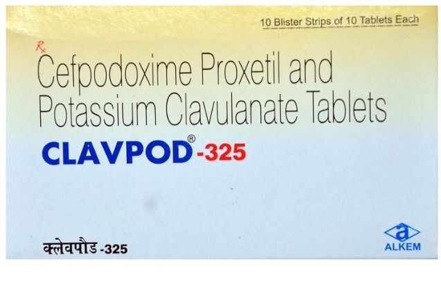 CLAVPOD 325MG TABLET