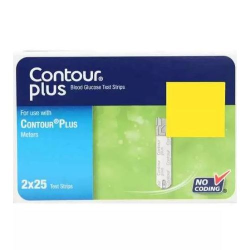 CONTOUR PLUS 2X25S STRIPS