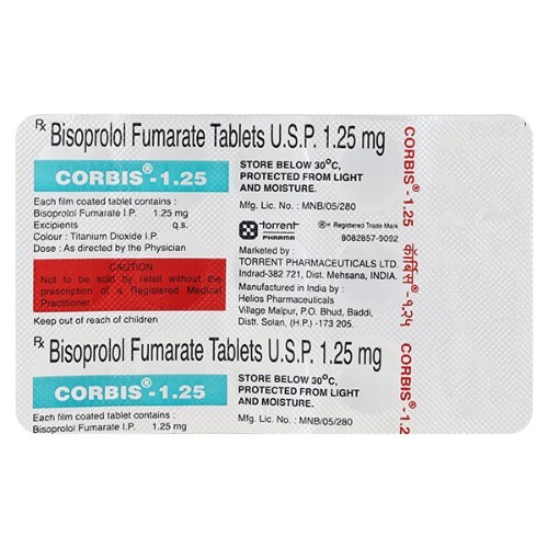 CORBIS 1.25MG TABLET