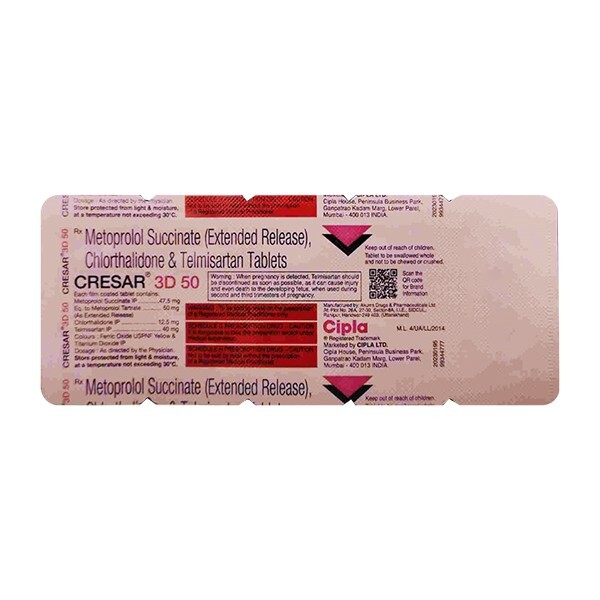 CRESAR 3D 50 MG TABLET