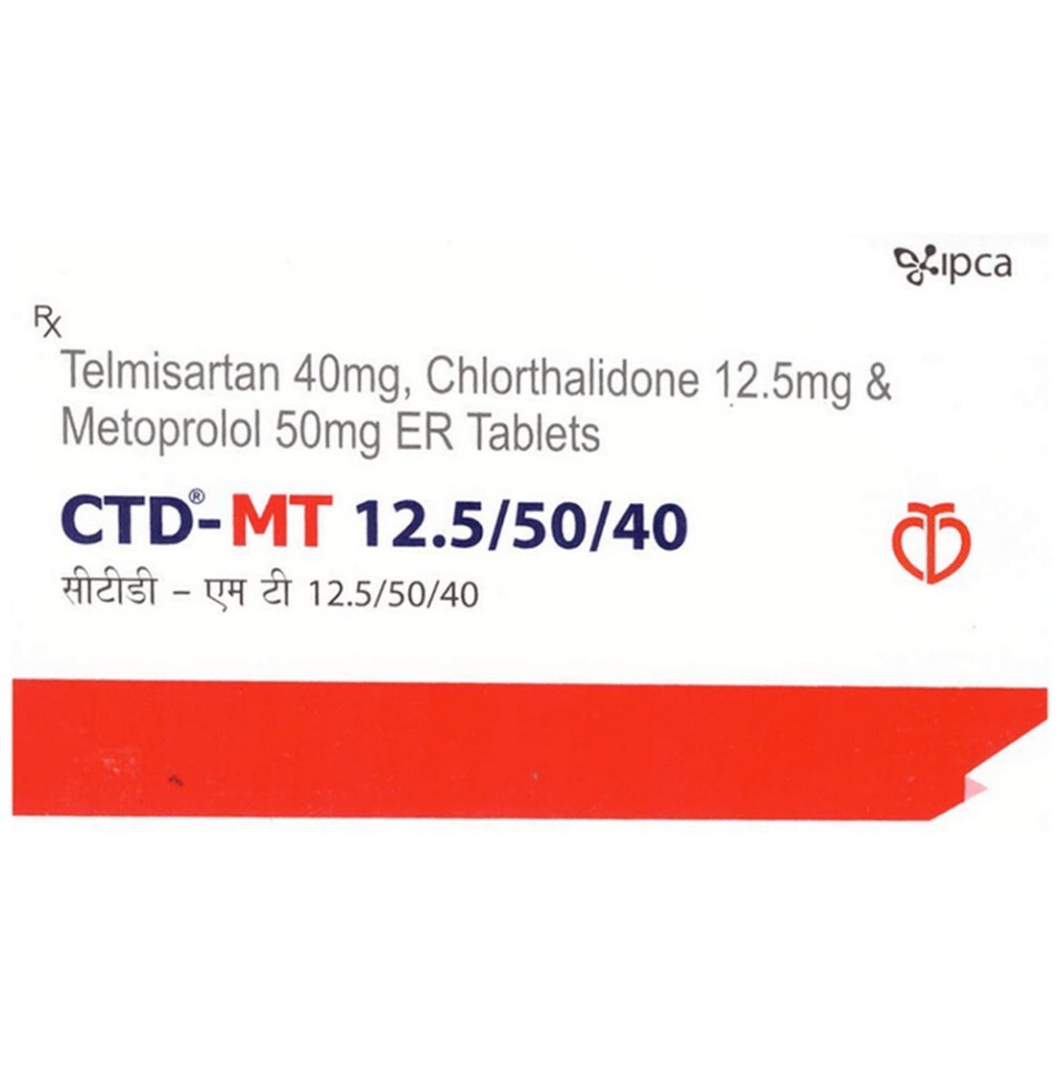 CTD MT 12.5MG/50MG/40MG TABLET
