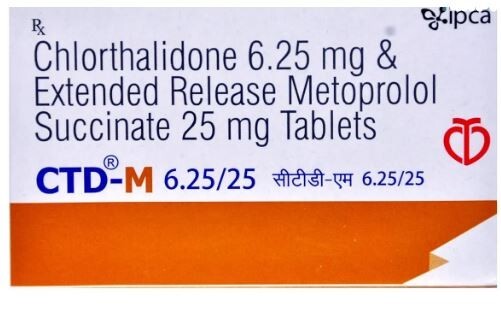 CTD M 6.25MG/25MG TABLET
