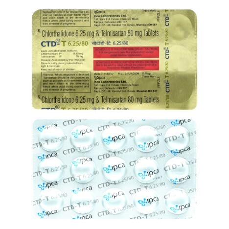 CTD T 6.25MG/80MG TABLET