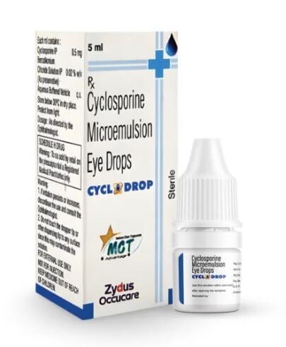 CYCLODROP EYE DROPS 5ML