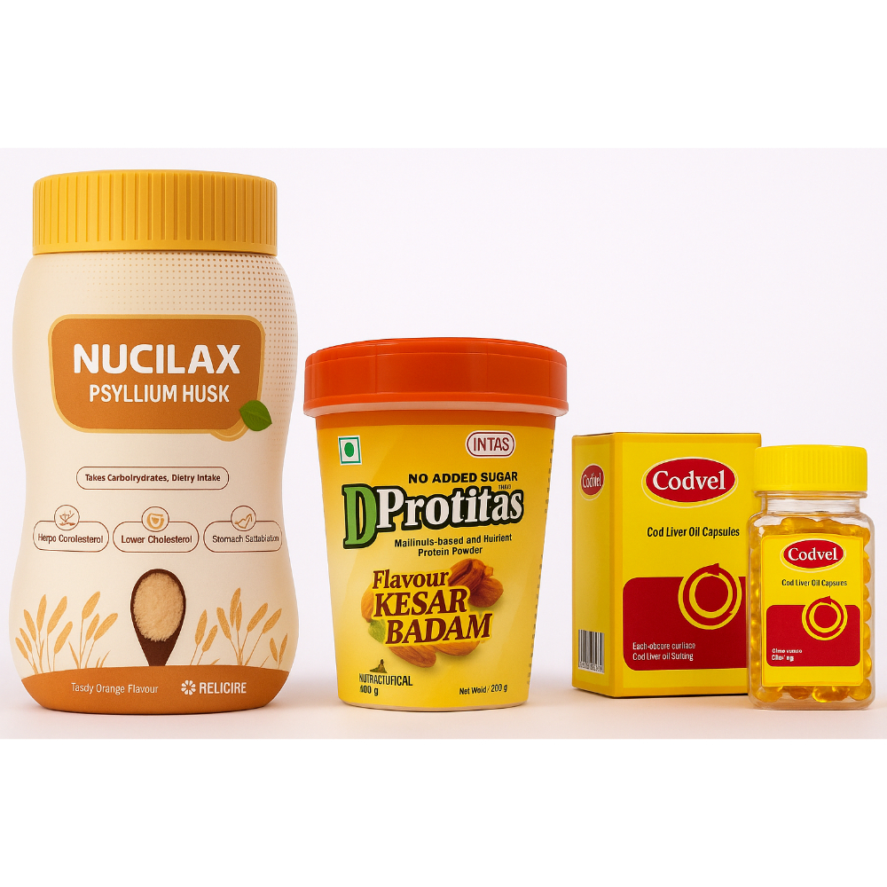 Diabetes Supplement Pack - Protein, Fiber & Omega-3 for Blood Sugar Control