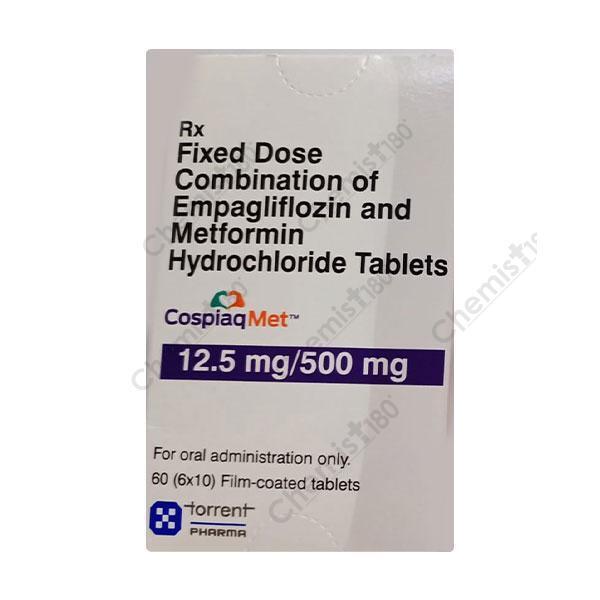 COSPIAQ MET 12.5MG/500MG TABLET