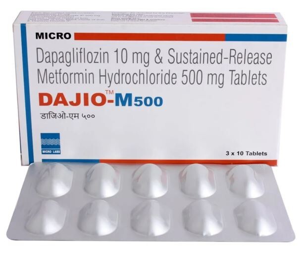 DAJIO M 10MG/500MG TABLET