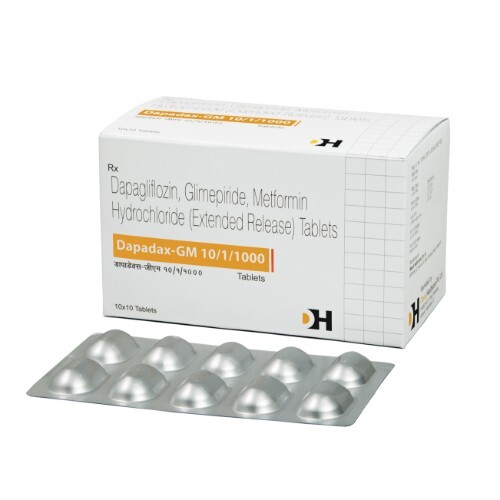 DAPADAX GM 10/1/1000 TABLET