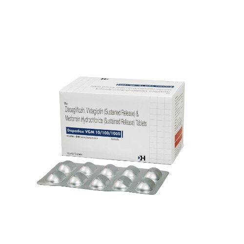 DAPADAX VGM 10/100/1000MG TABLET