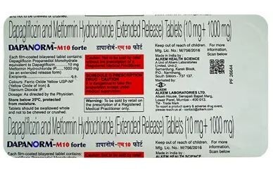 DAPANORM M 10MG FORTE TABLET